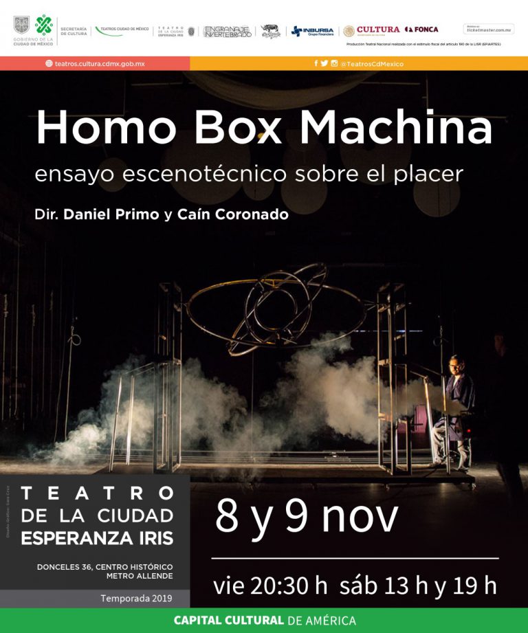 Homo Box Machina, el placer visto desde la experiencia sensorial