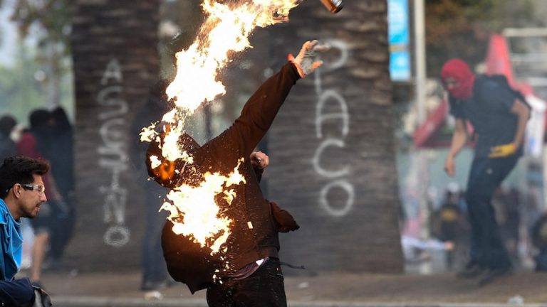 Chile registra su “jornada de protestas más violenta”