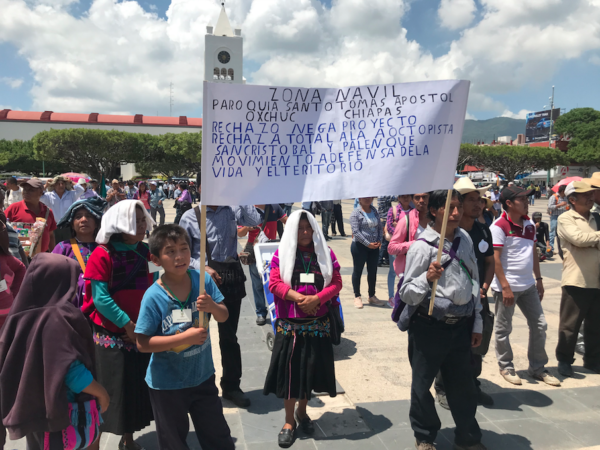 Pueblos tzeltales y tsotsiles se oponen a megaproyectos en territorio Maya