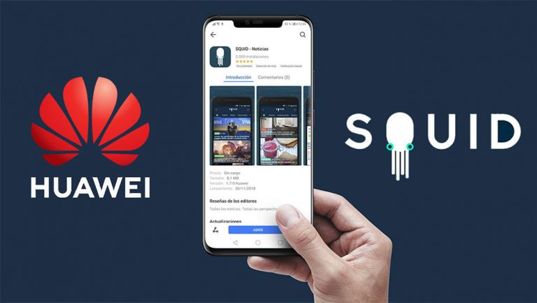 SQUID y Asistente HUAWEI te traen el mejor servicio inteligente de noticias