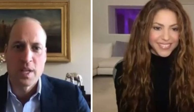 Shakira aprovecha charla con el Príncipe William para invitarlo a Colombia