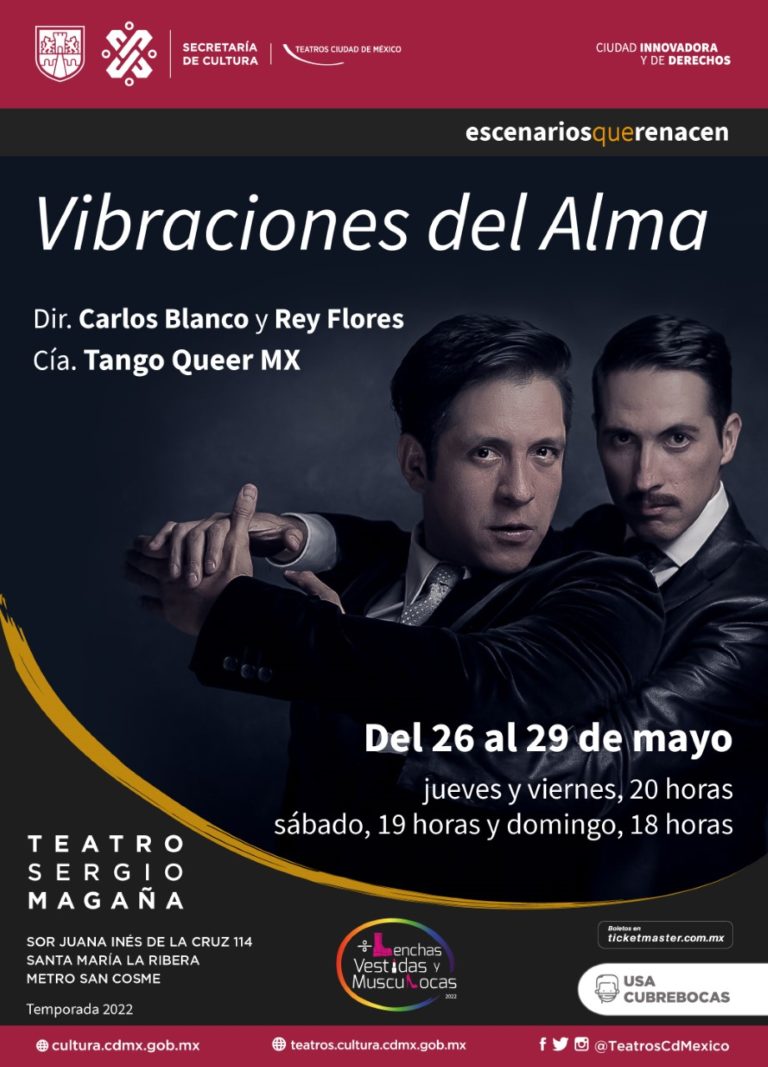 VIBRACIONES DEL ALMA, ESPECTÁCULO DE TANGO QUEER, SE PRESENTARÁ EN EL TEATRO SERGIO MAGAÑA