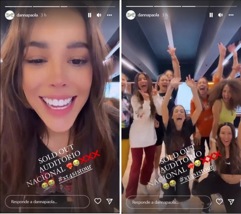 ¡Entre lágrimas!… Danna Paola agradece Sold Out de su próximo concierto en México